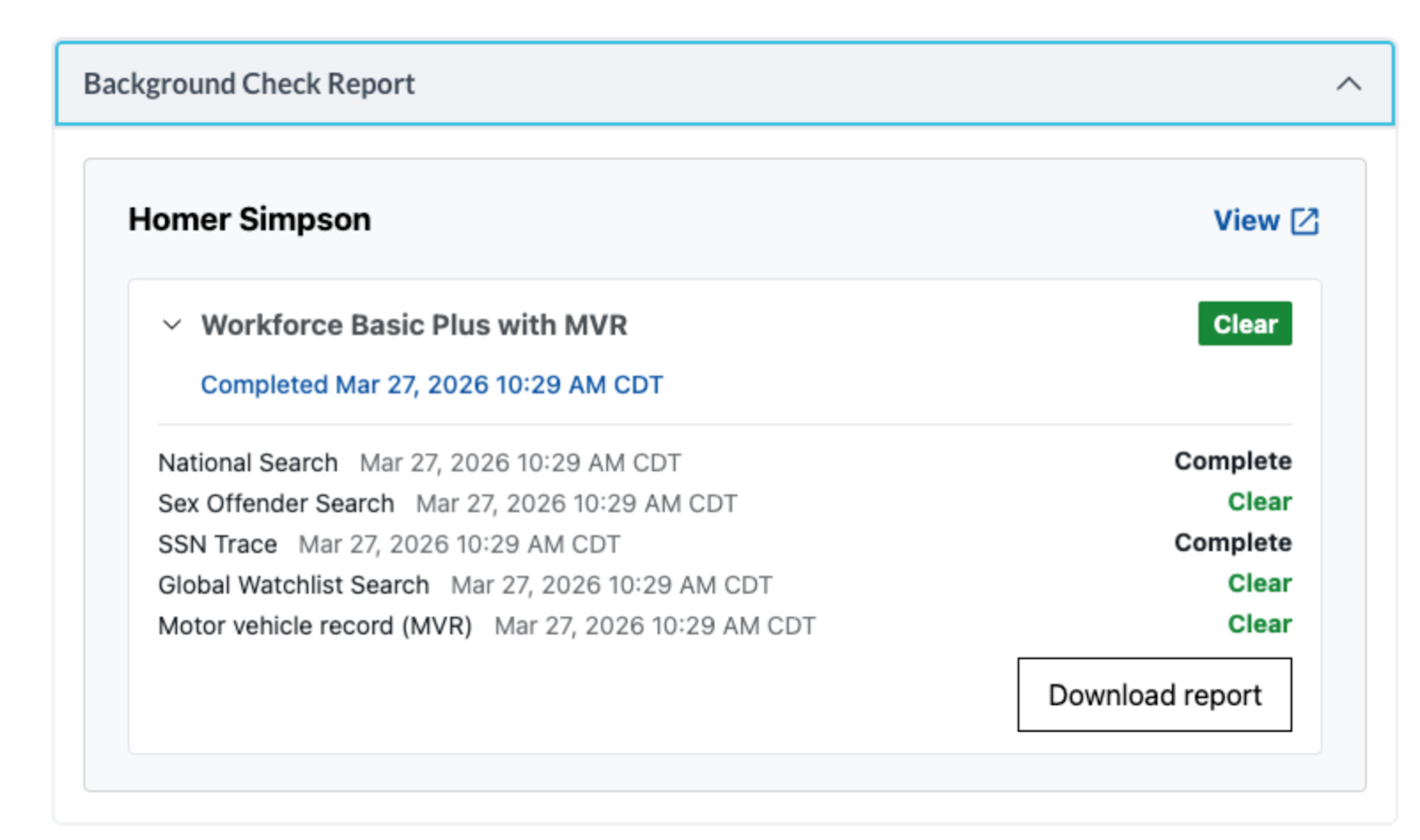 Workforce.com / Checkr Integration User Guide