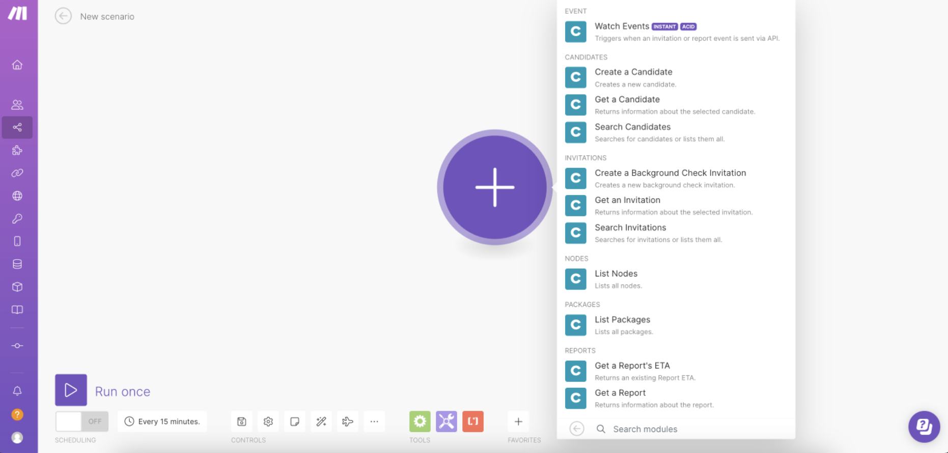 Make / Checkr Integration User Guide