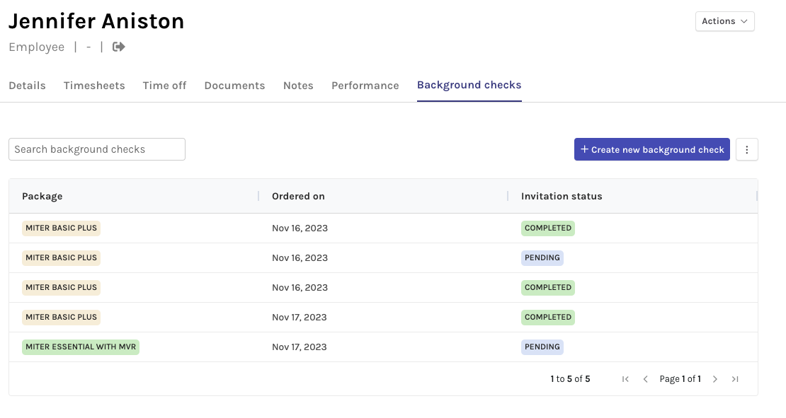 Miter / Checkr Integration User Guide