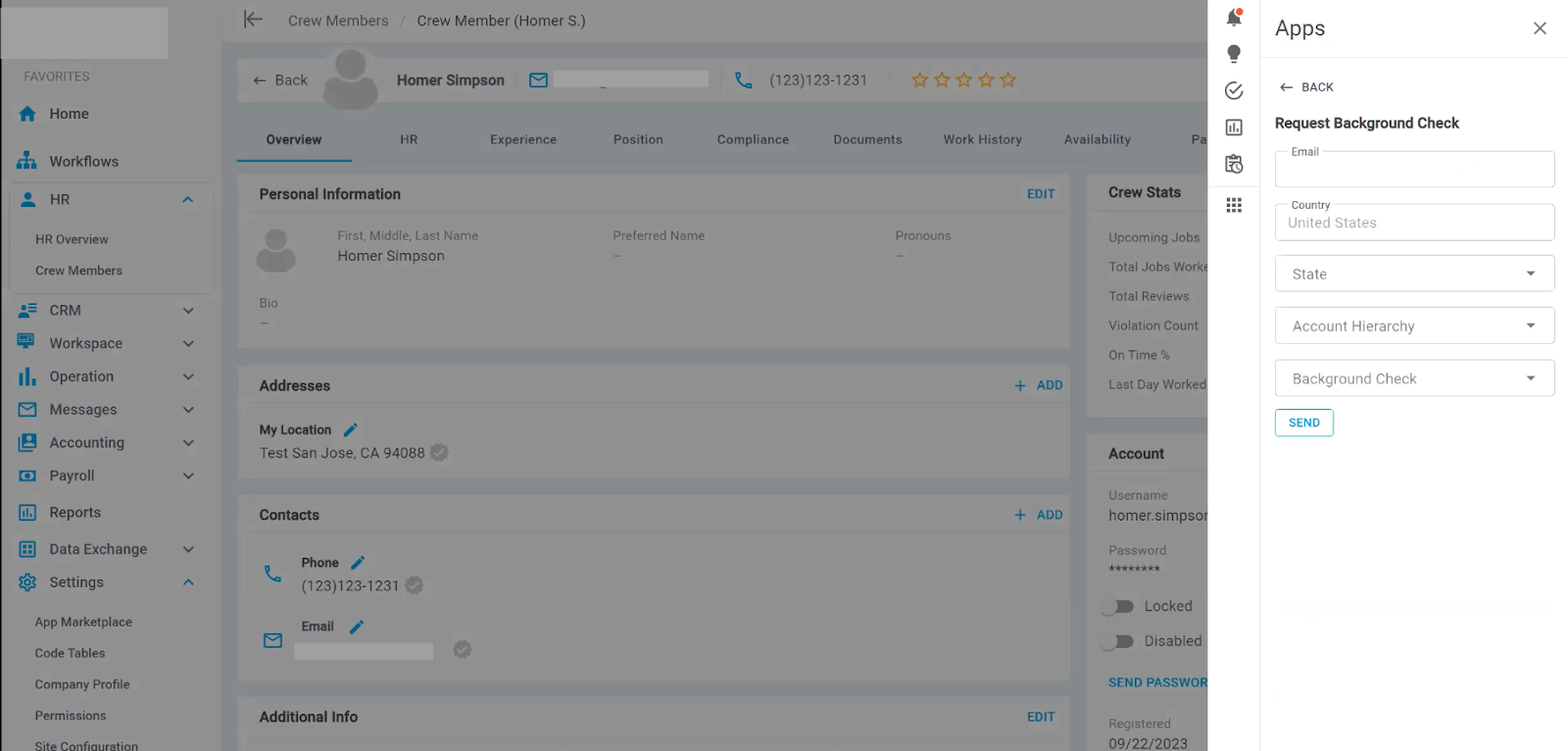 NextCrew / Checkr Integration User Guide