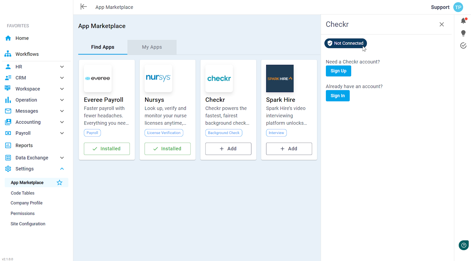 NextCrew / Checkr Integration User Guide