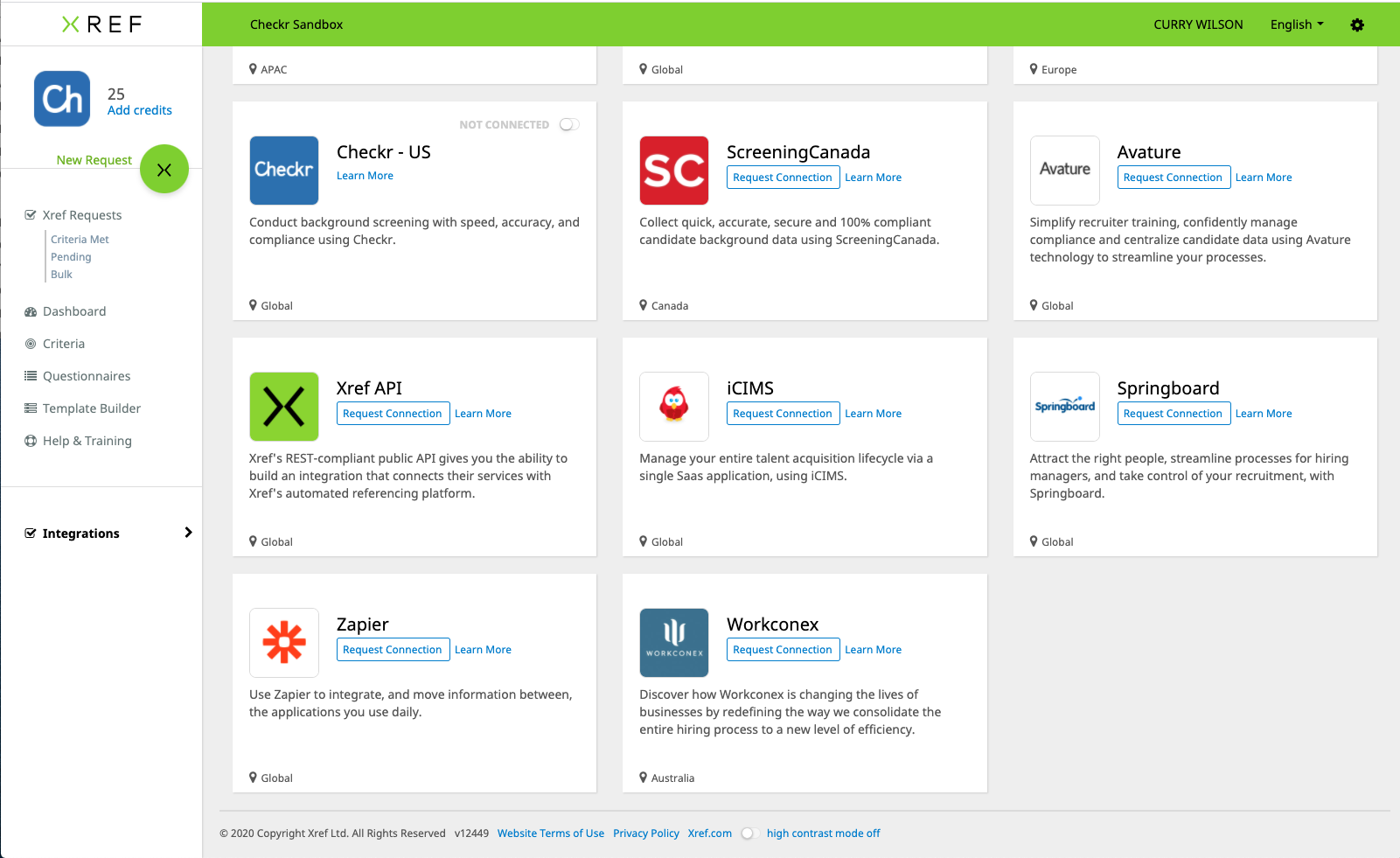 Xref / Checkr Integration User Guide