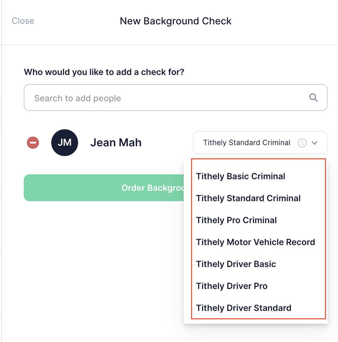 Tithe.ly / Checkr Integration User Guide