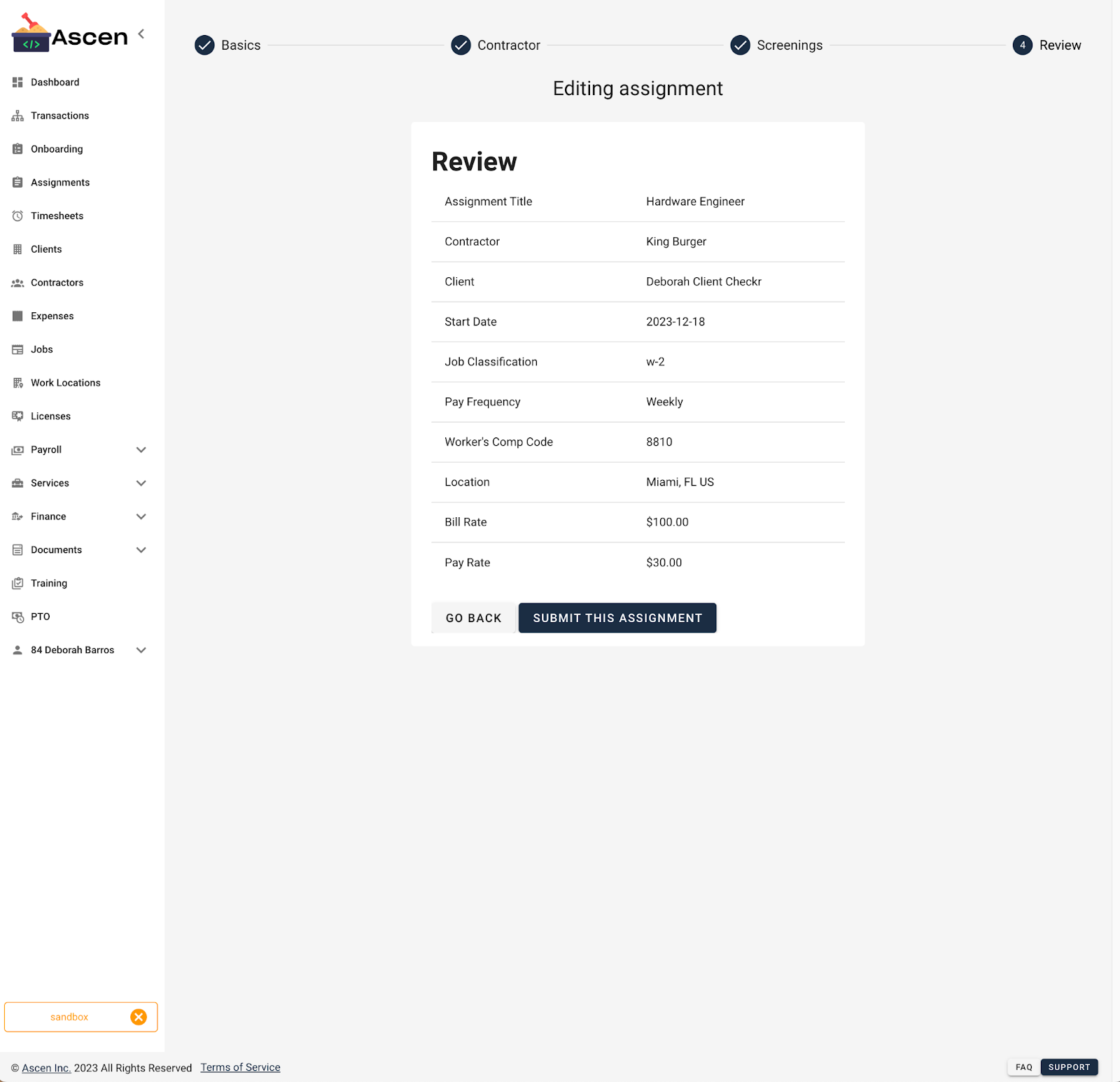Ascen / Checkr Integration User Guide