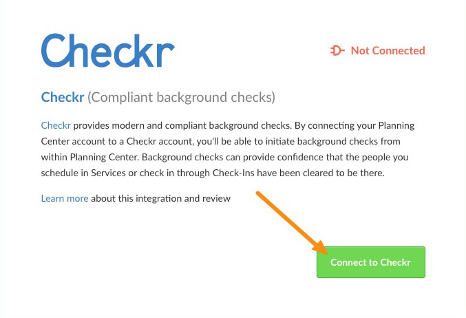 Planning Center / Checkr Integration User Guide