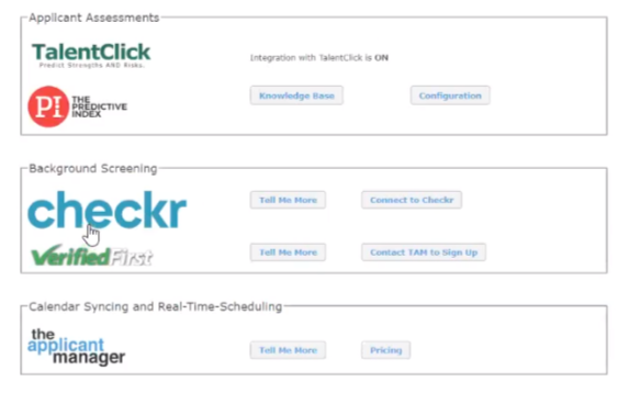 TAM / Checkr Integration User Guide