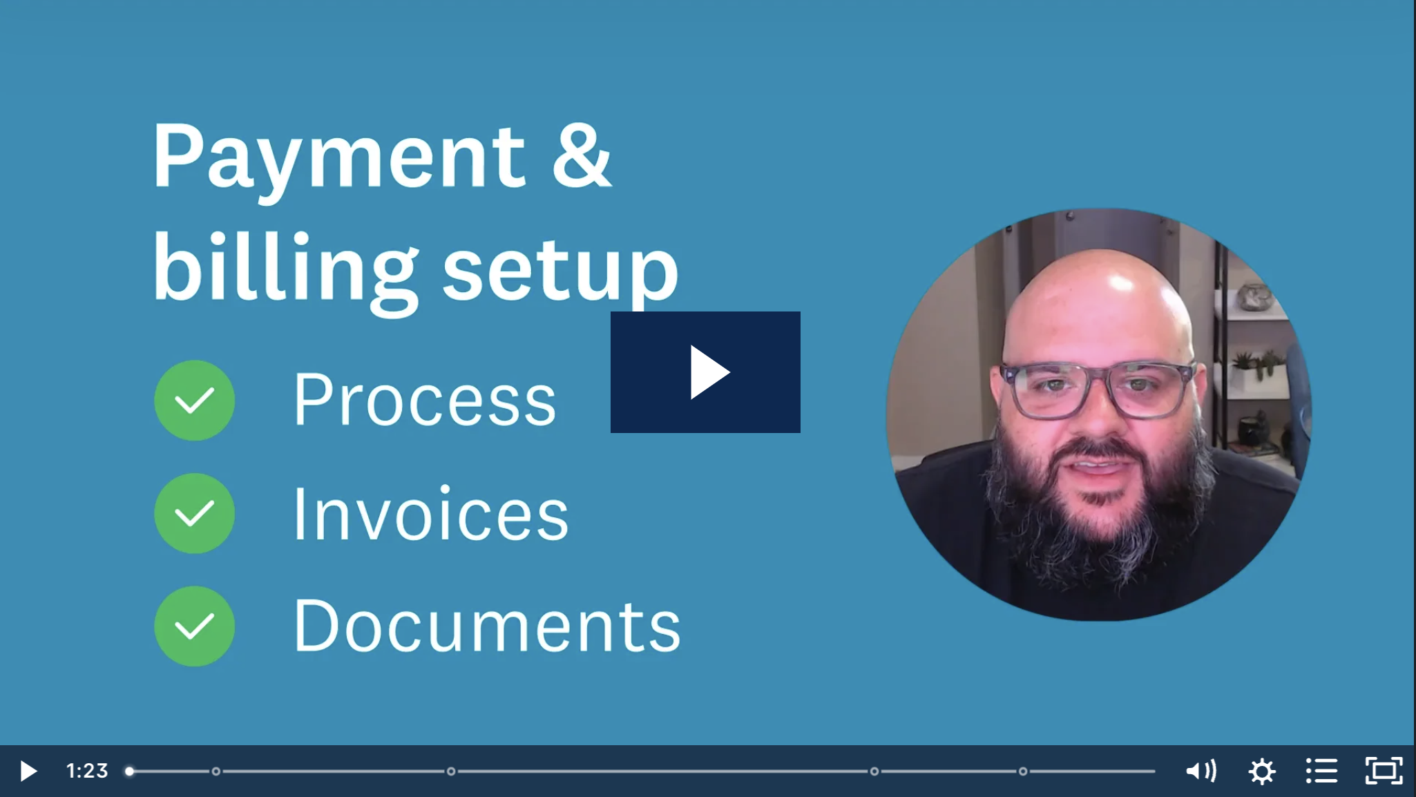 Set up payment and billing information