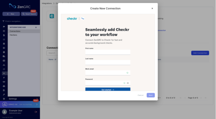 ZenGRC / Checkr Integration User Guide
