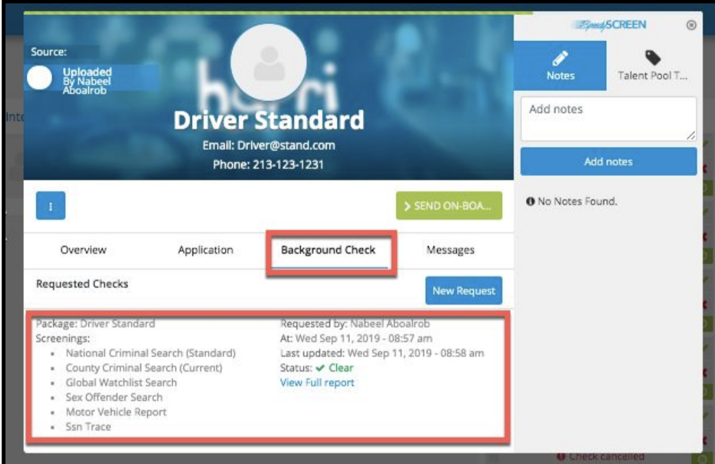 Harri / Checkr Integration User Guide