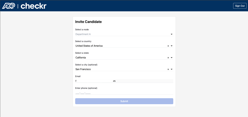 ADP Workforce Now & ADP Next Generation / Checkr Integration User Guide