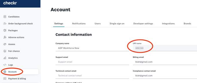 ADP Workforce Now & ADP Next Generation / Checkr Integration User Guide