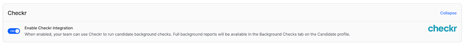 Gem / Checkr Integration User Guide
