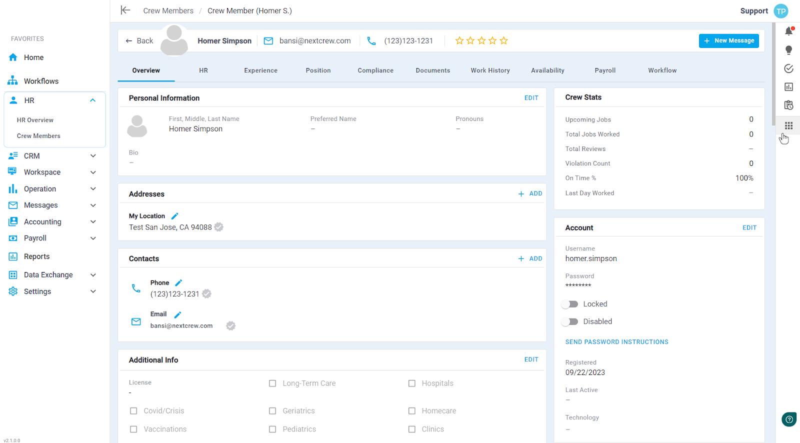 NextCrew / Checkr Integration User Guide