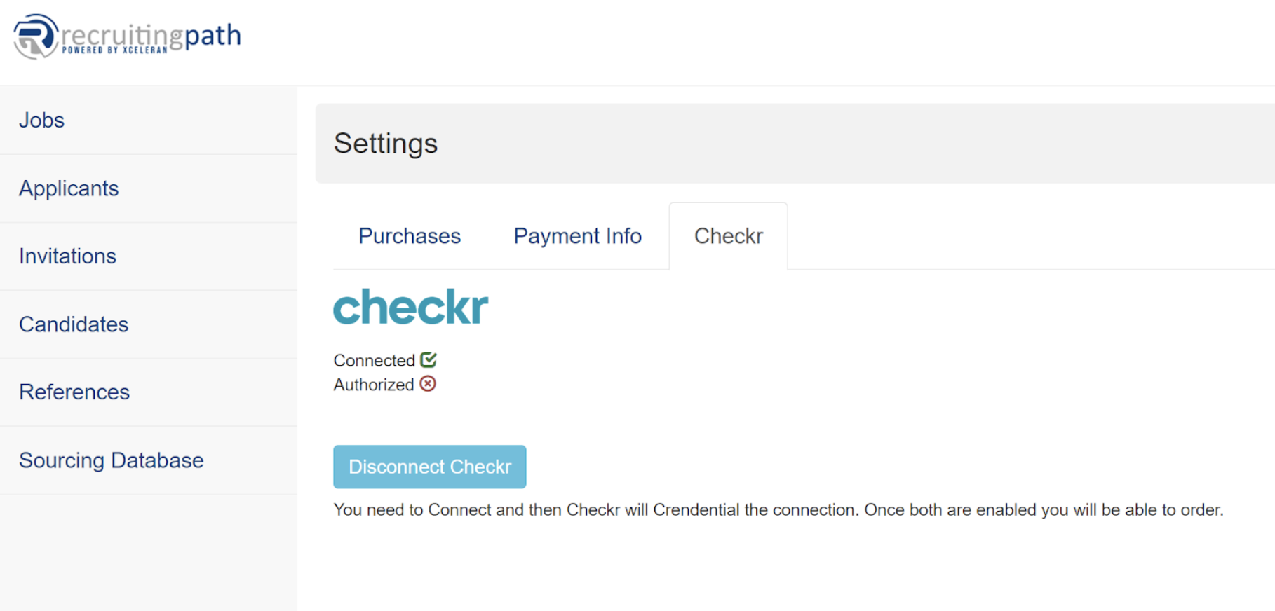 Recruiting Path / Checkr Integration User Guide