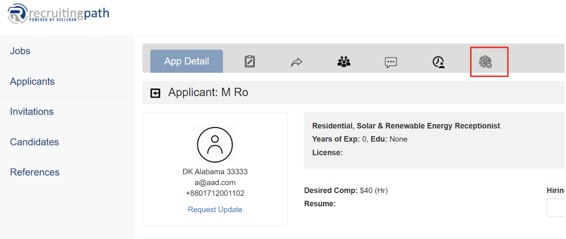 Recruiting Path / Checkr Integration User Guide