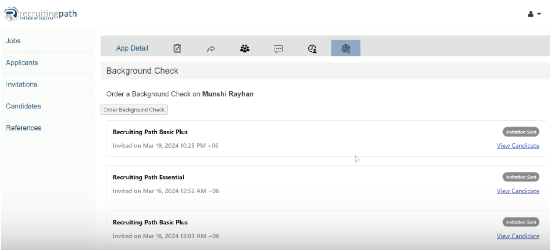 Recruiting Path / Checkr Integration User Guide