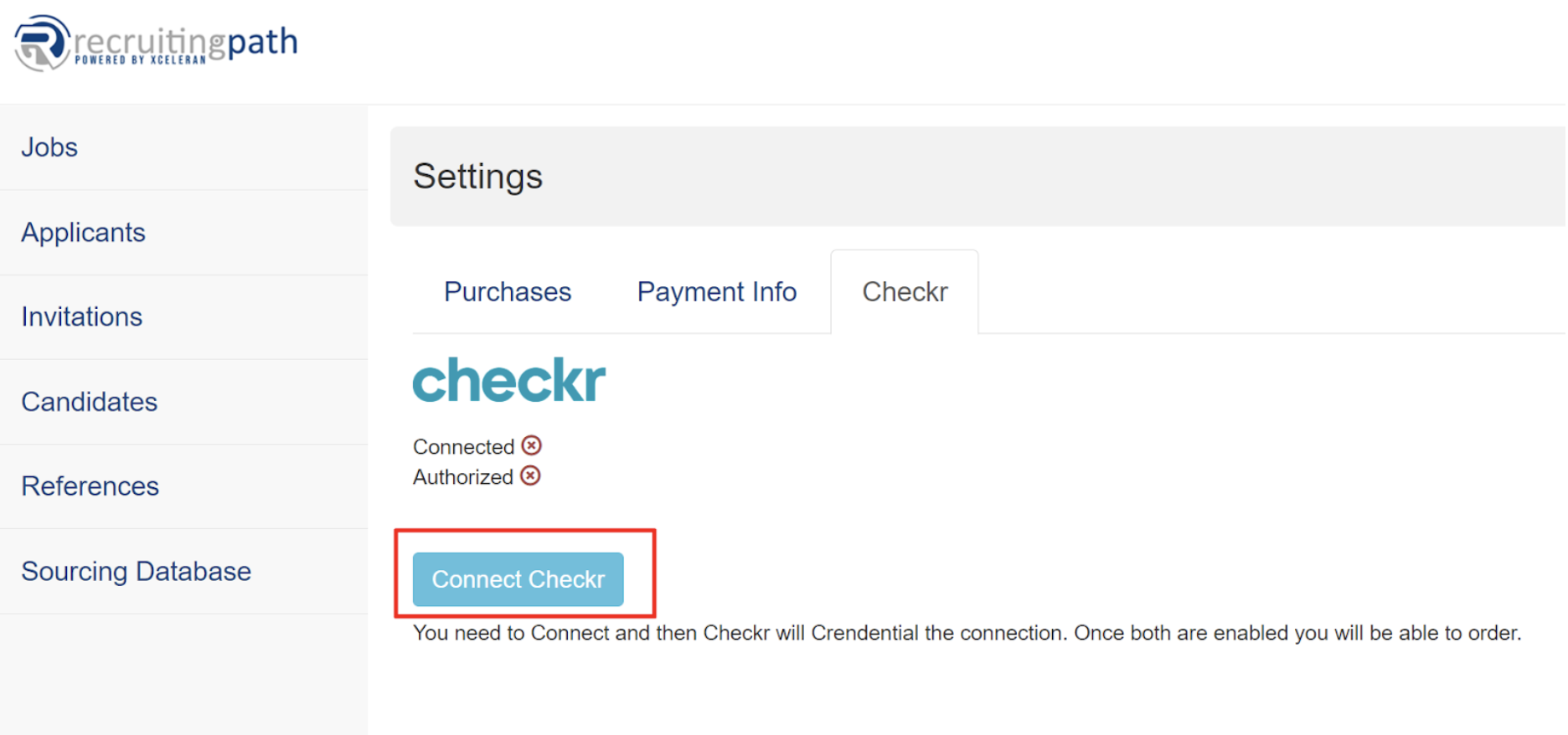 Recruiting Path / Checkr Integration User Guide