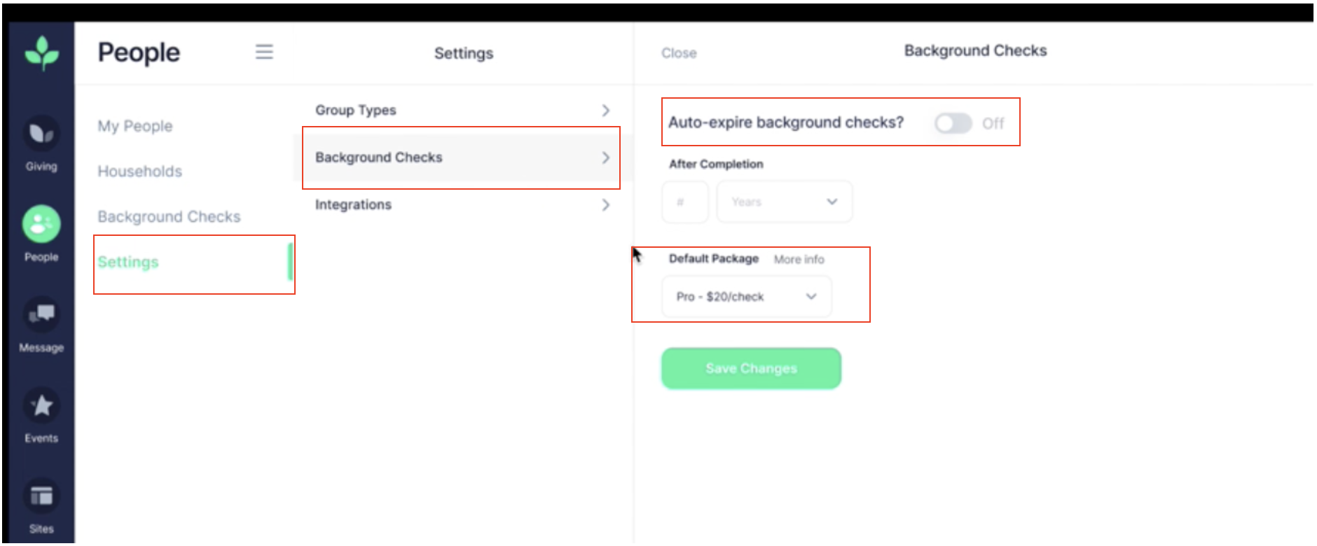Tithe.ly / Checkr Integration User Guide