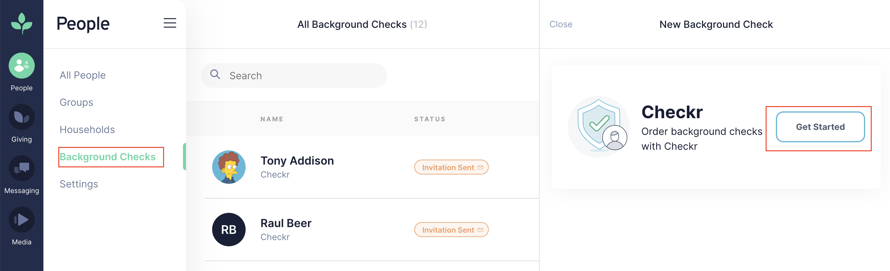 Tithe.ly / Checkr Integration User Guide