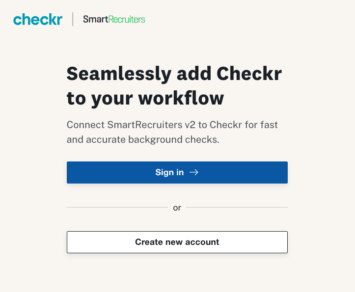 SmartRecruiters / Checkr Integration User Guide