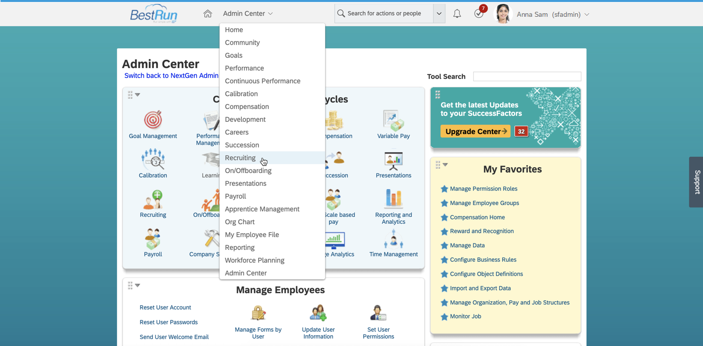 SAP SuccessFactors / Checkr Integration User Guide