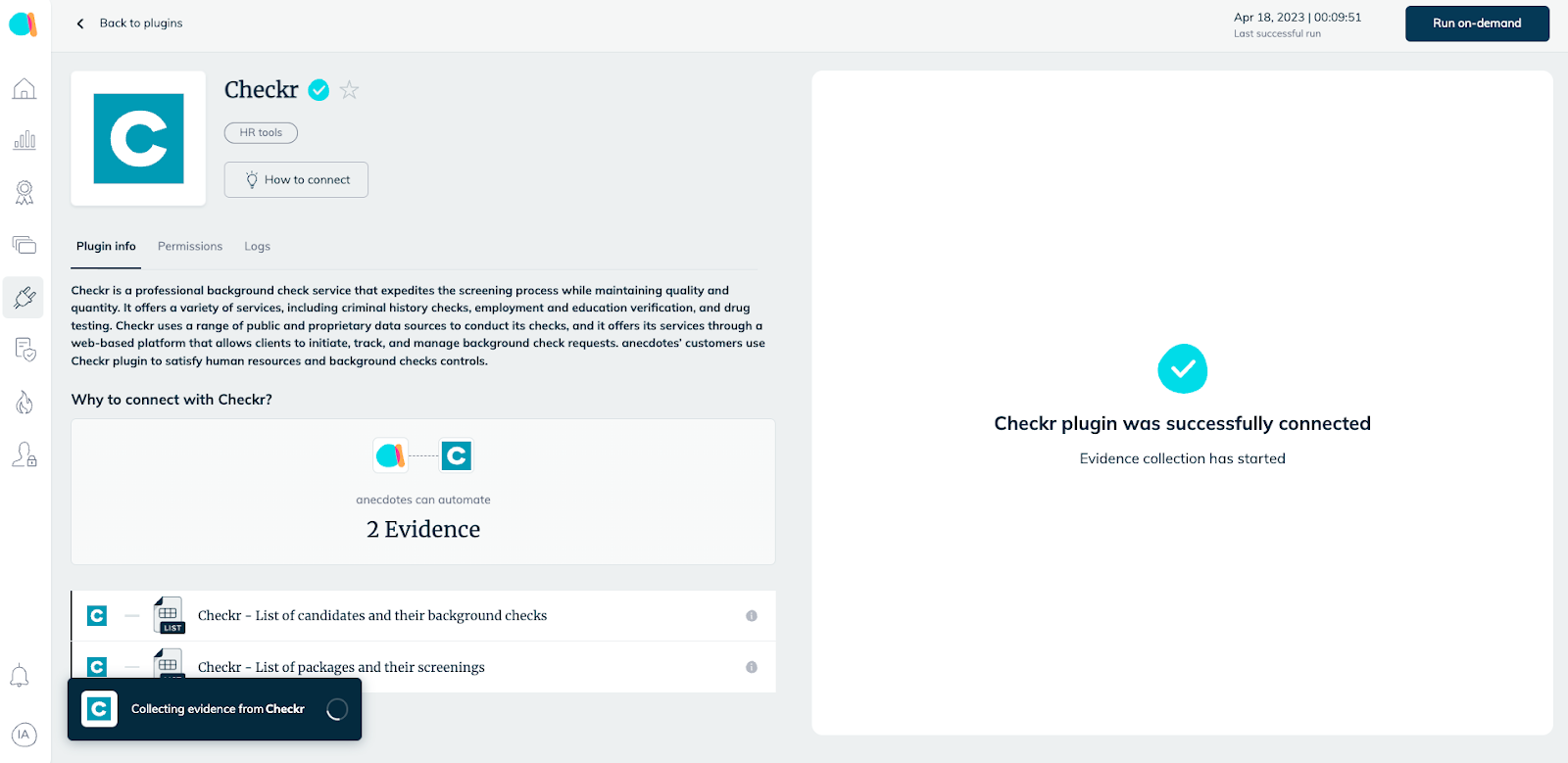 anecdotes / Checkr Integration User Guide