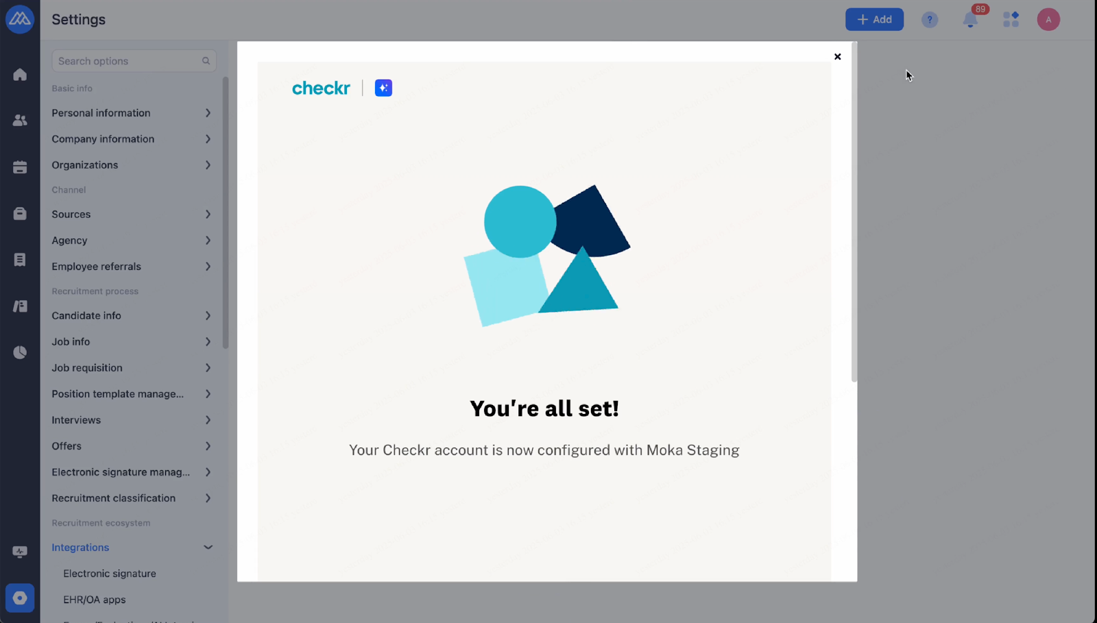 MokaHR / Checkr Integration User Guide