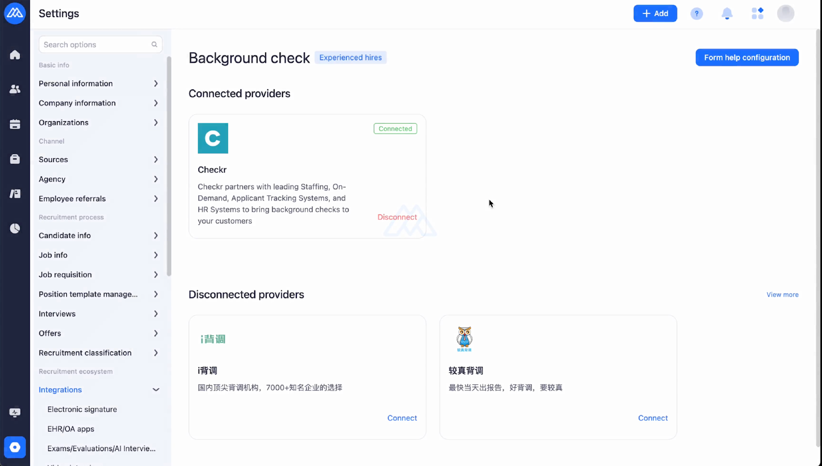 MokaHR / Checkr Integration User Guide