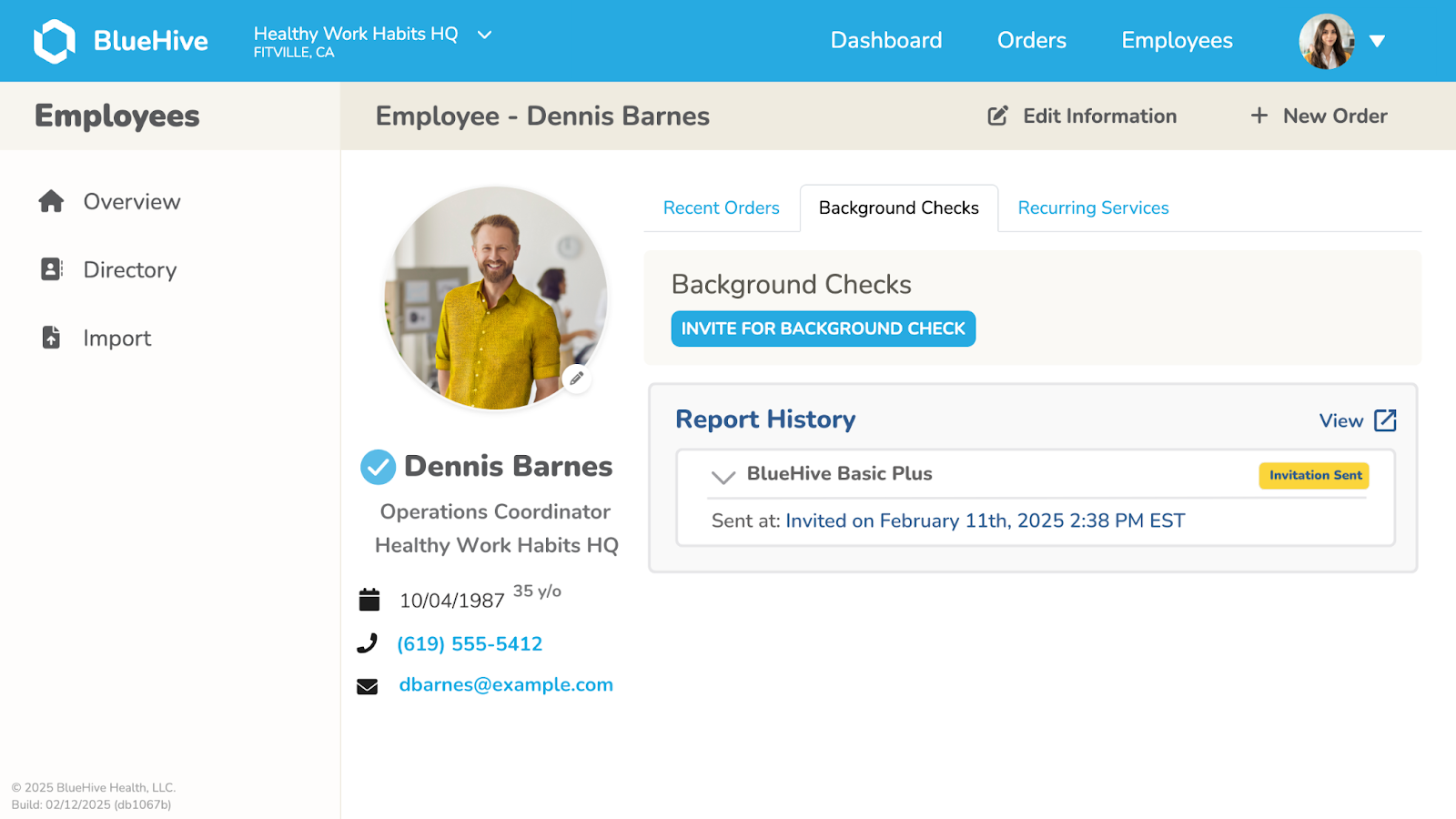 BlueHive / Checkr Integration User Guide