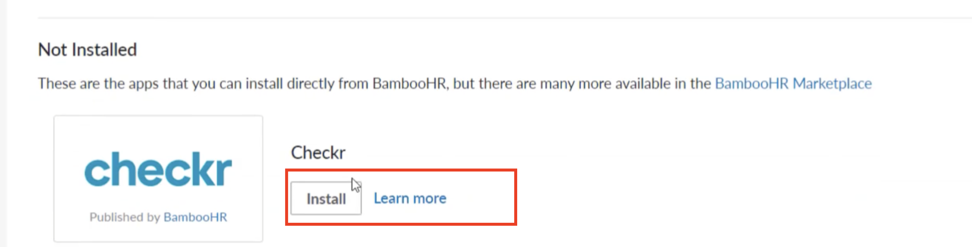 BambooHR / Checkr Integration User Guide