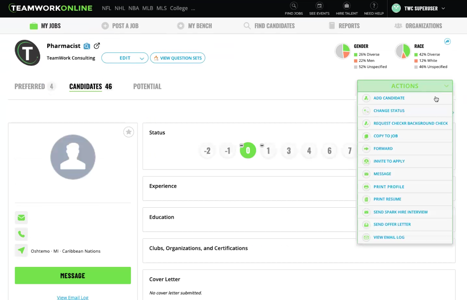 TeamWork Online / Checkr Integration User Guide