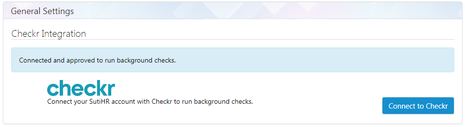 SutiHR / Checkr Integration User Guide