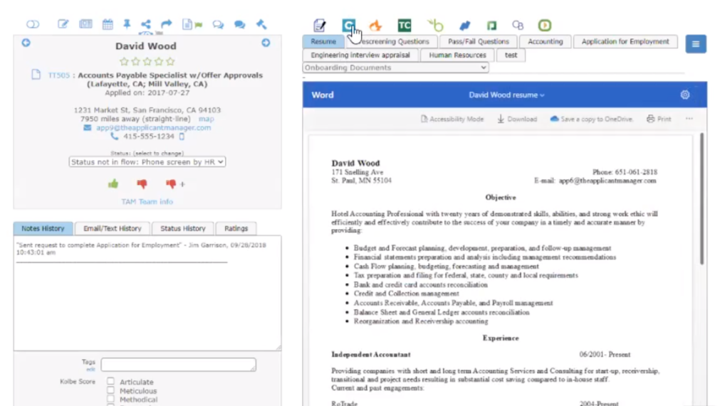 TAM / Checkr Integration User Guide